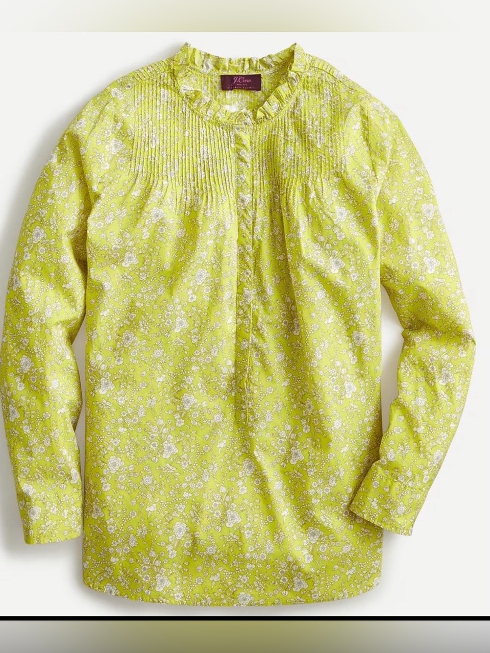 J.Crew x Liberty of London Summer Blooms Floral Popover Top S 100% Cotton